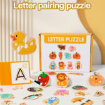 Snap-on letter matching spelling