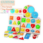 Montessori Complete Cognitive Puzzle Set for Infants Wooden Teaching Aids for Children's Educational