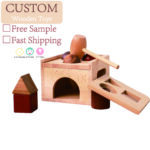 New Montessori Early Education Children Wooden Beating Toys  Puzzle Hand Strength Training for Kids