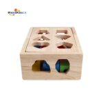 Montessori Large Blocks Early Education Shape Matching Color Recognition 16-Hole and 21-Hole Intelligence Box