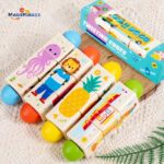 Infant & Toddler Educational Building Blocks Rotating Puzzle Hand Fine Movement Training Thinking Logical Teaching Toys