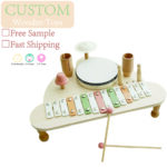 Children's Early Education Multifunctional Drums and Percussion Music Puzzle Enlightenment Toys Music Stand