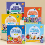 Early Education High Quality Children's Multi-Theme Cognitive Puzzle Book Table Shape Food & Animal Puzzle