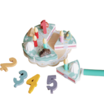 New Design Pretend  Cutting Cake Set Wooden Children's Toys Simulation Birthday Cake  Toys Set