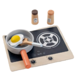 Early Educational Pretend Mini Kitchen Toys Children's Wooden Simulation Play House Boys and Girls Cooking Afternoon Tea Set