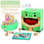 Unisex Two-in-One Balance Touch Blocks Kids Educational Small Dinosaur Balance Touch Blocks