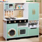 Wholesale Big China Children's Tiny Compact Mini Kitchen Project Play Set Kids Simulation Wood Kitchens Set Toys for Girls Kids