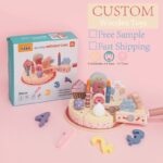 Wooden Simulation Play House American Birthday Cake Puzzle Children Early Education Pretend Kitchen Toys