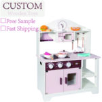 Children's Simulation Play House Kitchen Morandi Color Kitchenware Ingredients Cutting Fun Toys Set Wooden Kitchen