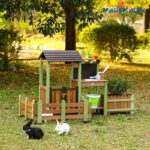 Baby Kindergarten Toys Educational Games Pretend Play Preschool Wooden Outdoor Farm Miniature Kit Toys for Kids for Girls Child