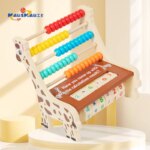Hot Sale New Design Wooden Abacus Children Early Math Learning Numbers Counting Montessori Educational for Sale