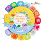 Children's Early Education Shape Cognition Puzzle Quiet 26 English Letters Tracing Words Cognitive Card Quiet Book