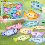 New Trend Product Portable Fishing Game With English Alphabet Cognitive Early Educational Toys for Kids