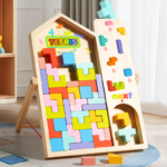Popular Design Multifunctional 3D Stereo Block Puzzle for Baby Logic Training Educational Toys