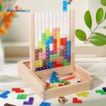 Children's Early Education Intelligent Variable Assembly Wooden Box Plastic Creative Blocks Wooden Toy