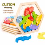 Montessori Children Early Education Hexagonal Special-Shaped 3D Jigsaw Puzzles for Toddlers Brain Toys