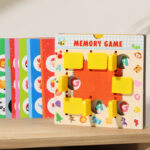 Factory Direct Sales Montessori Early Learning Memory Chess Children Puzzle Wooden Montessori Toys